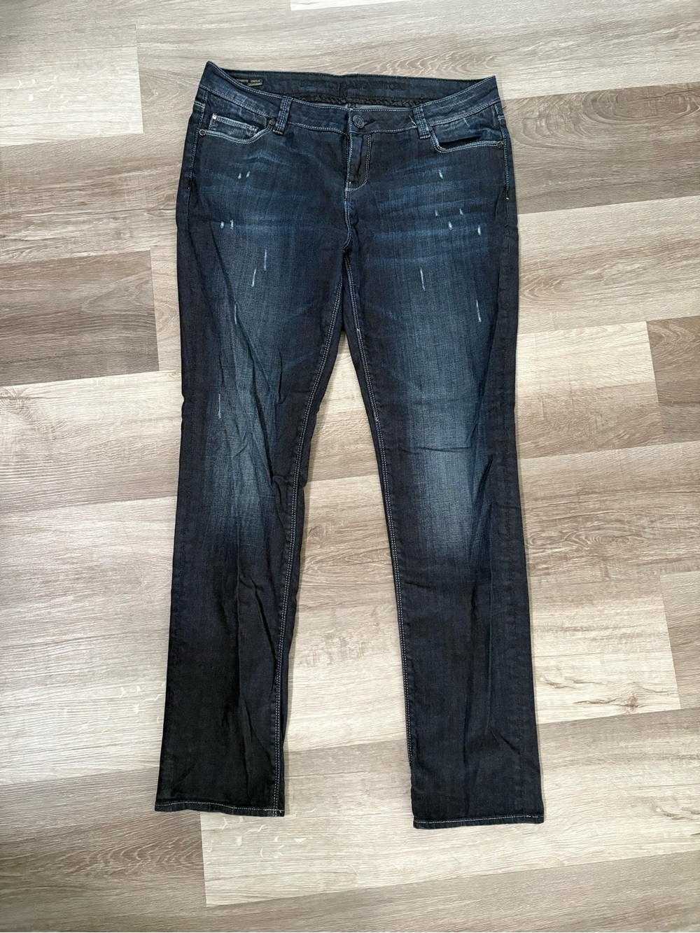 Buffalo David Britton Dark Wash Women’s Slim Fit Stretch Jeans - Black